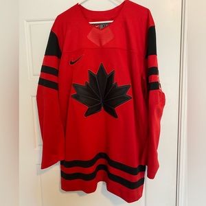 Nike Red and Black Men's Jersey